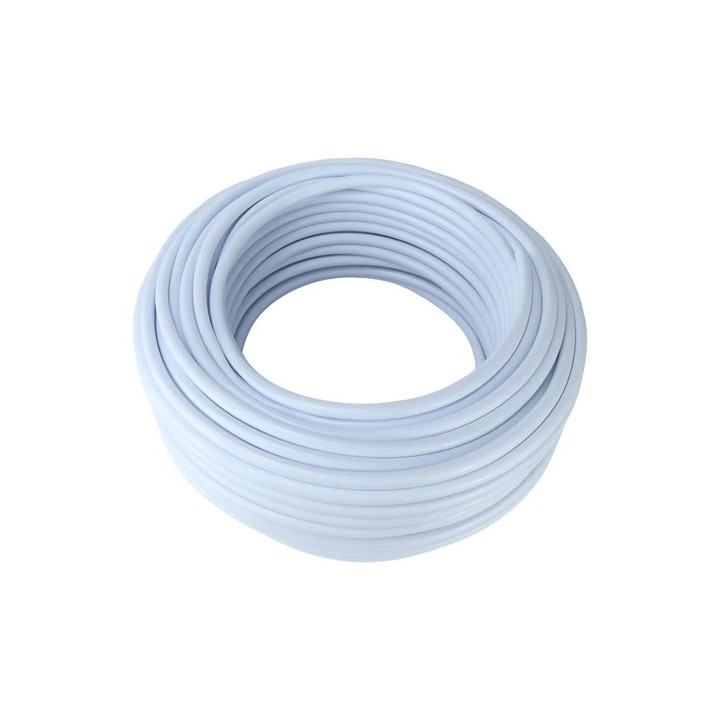 Mangueira Chuveirinho 5m Flexível Pvc Branco Unifortte Para Chuveiro