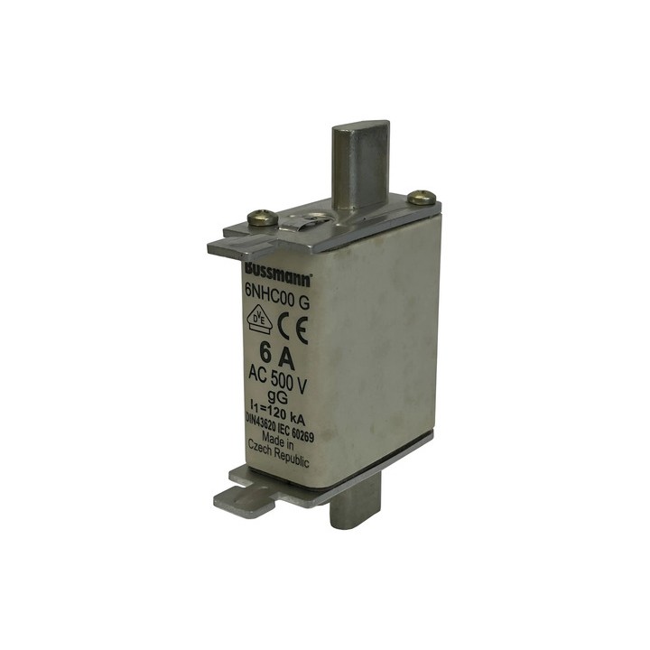 Fusível Bussmann 6nhc00g Gg/gl 500v Caixa Com 3 500v