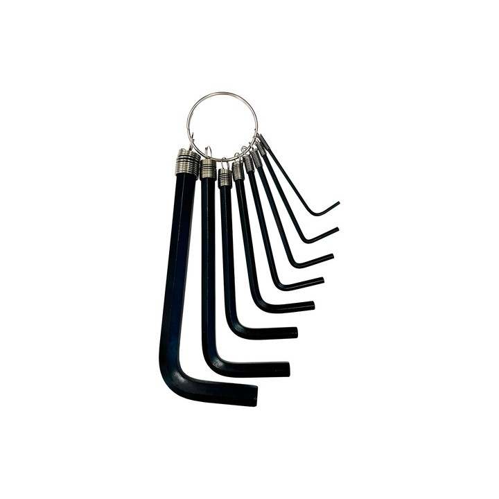 Kit 8 Chave Allen Beltools Do 1,5mm A 8,0mm Preto