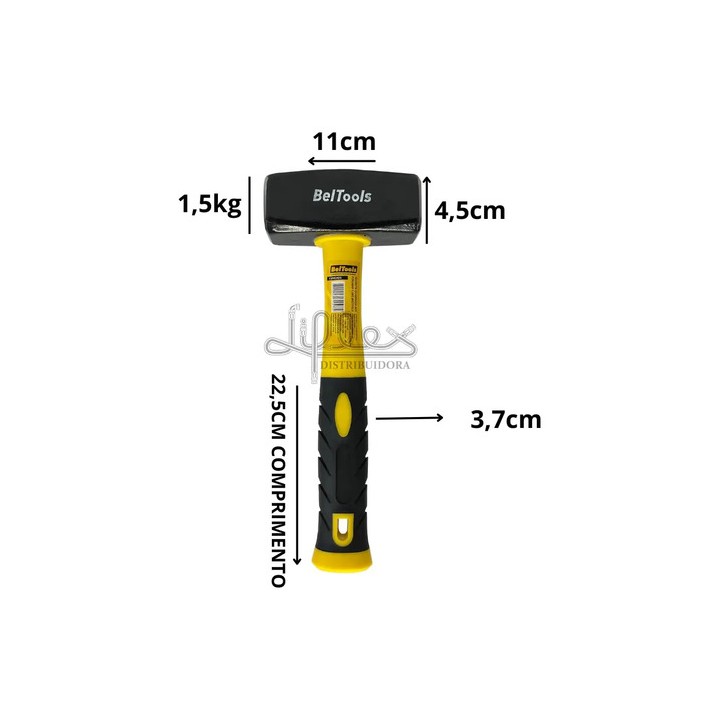 Marreta Quadrada Aço Forjado 1,5 Kg Beltools