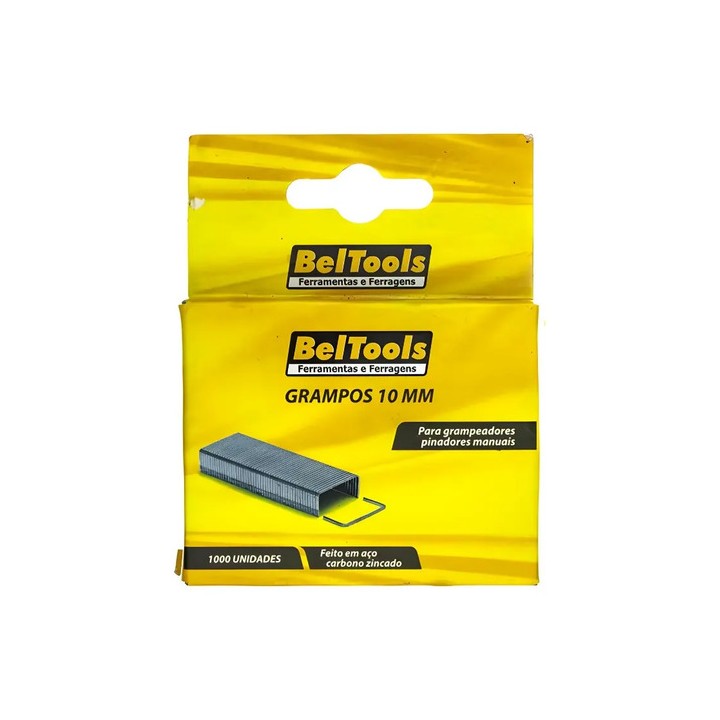 Grampo Pinador Tapeceiro 10mm C/ 1000 Unidades Beltools