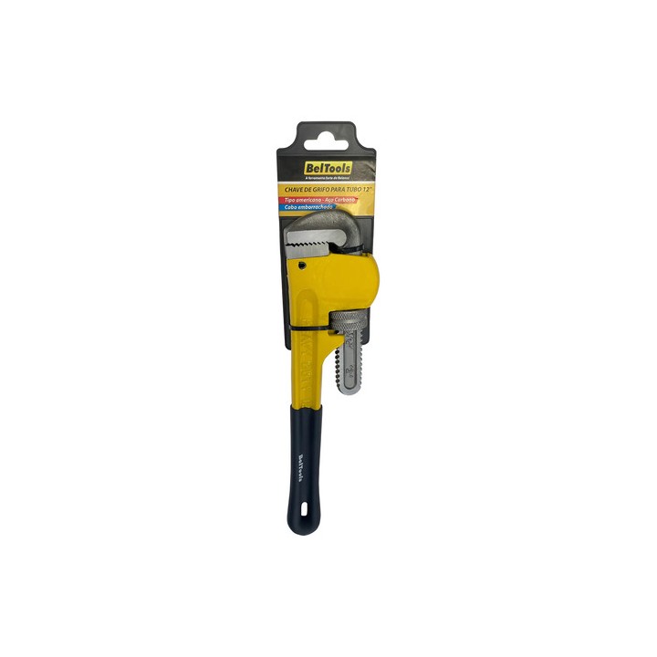 Chave De Grifo Para Tubo 12'' Beltools Amarelo