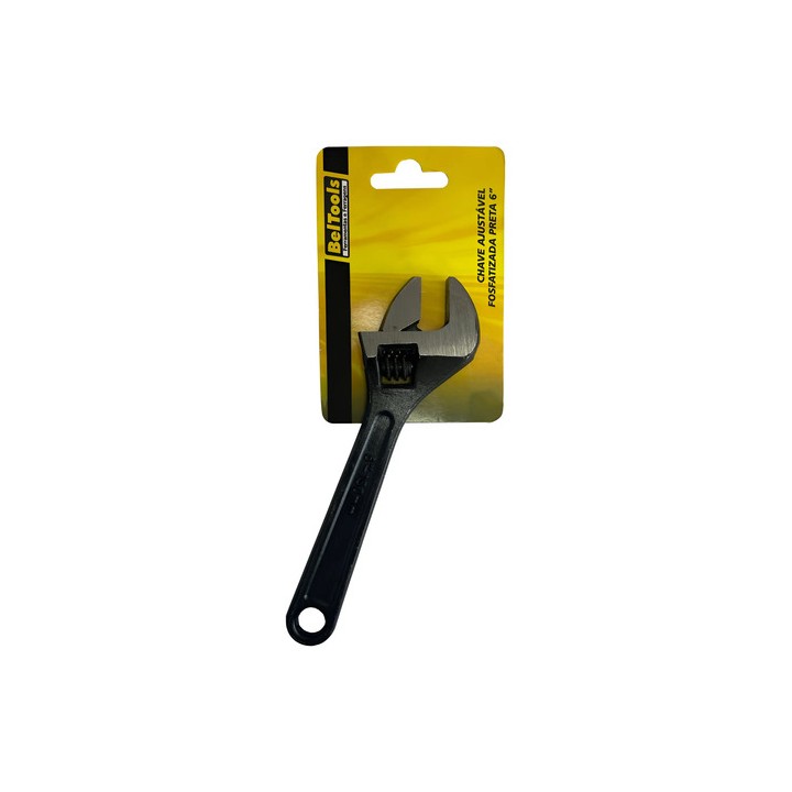 Chave Inglesa Fosfatizada 6 Polegadas Beltools Preto