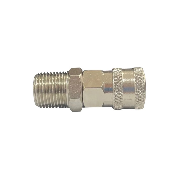 Engate Rápido Rosca Passagem De 3/8' Com Macho 1/2'' Lubefer