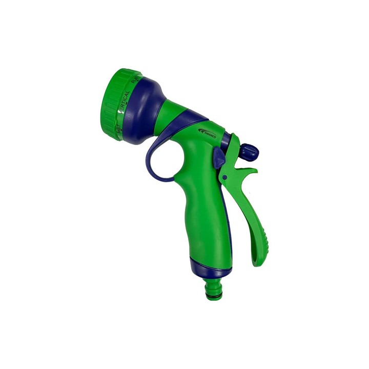 Esguicho De Mangueira Jardim 8 Jatos C/ Trava Manual Amanco