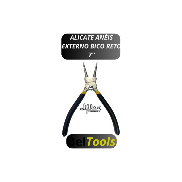 Kit Com 4 Alicates Anéis Beltools Interno Externo Reto Curvo