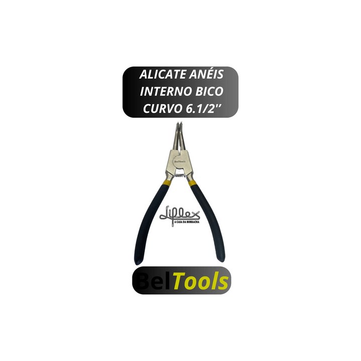 Kit Com 4 Alicates Anéis Beltools Interno Externo Reto Curvo