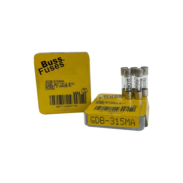 Fusível Bussmann Gdb-315ma 250v