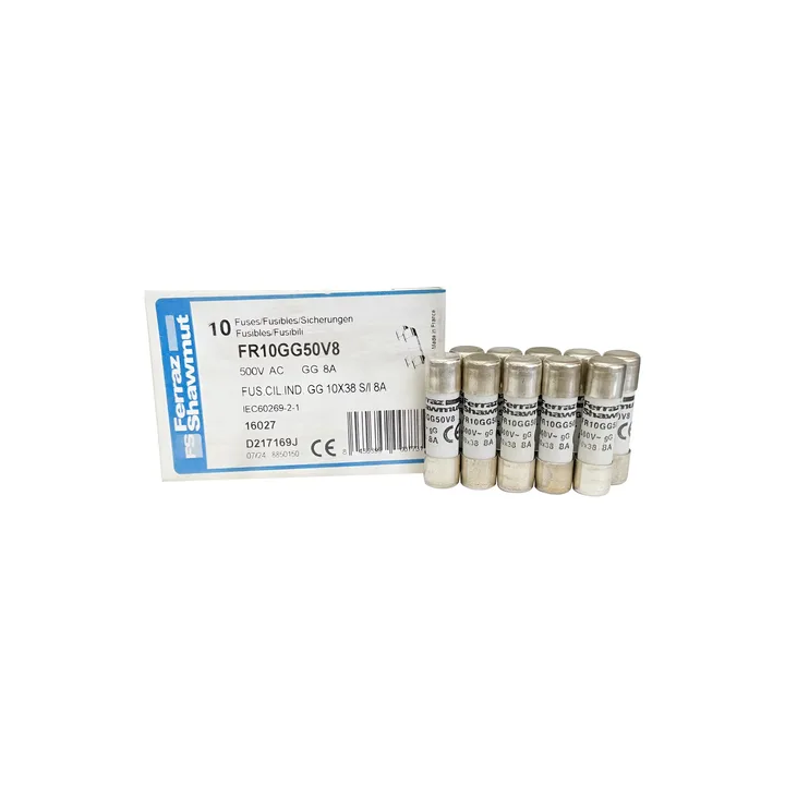 10 Unidades Ferraz Shawmut Fr10gg50v8 500v 8a 500v
