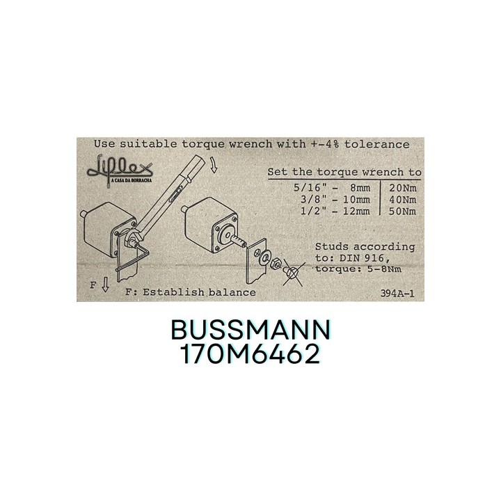 Fusível 800a 690v Ultra Rápido Bussmann 170m6462 690v