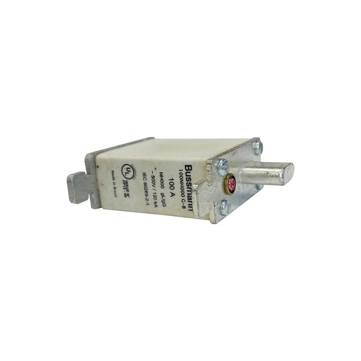 Fusível Bussmann 100nh000 G-b 500v 100a Gl/gg 500v