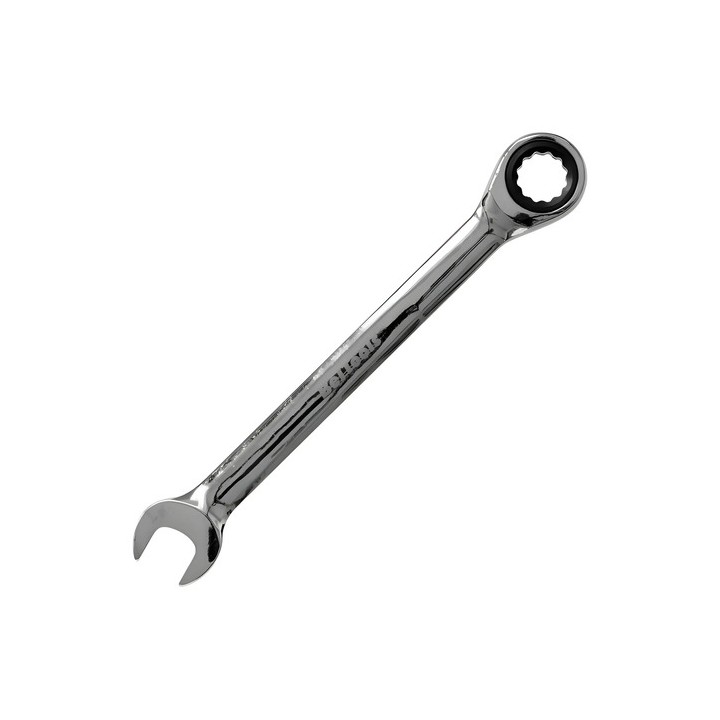 Chave Combinada Com Catraca Crv 12mm Beltools Cinza