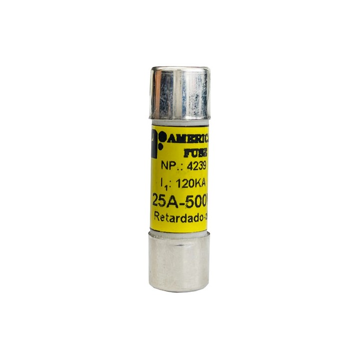American Fuse 25a 500v Retardado