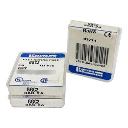 Fusível Ggc2 Ferraz Shawmut 2a 250v 250v
