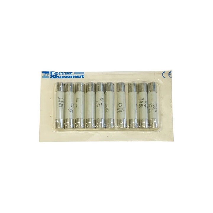 Fusível Ferraz Shawmut Mi6fa25v5 250-v 5-a 10 Unidades 250v