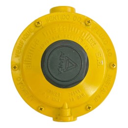 Regulador Gás Aliança 76511 Amarelo 12kg/h Estagio Unico