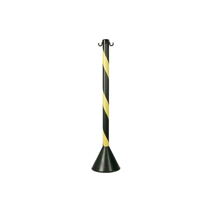 Organizador Filas - Pedestal - Preto E Amarelo Preto Amarelo