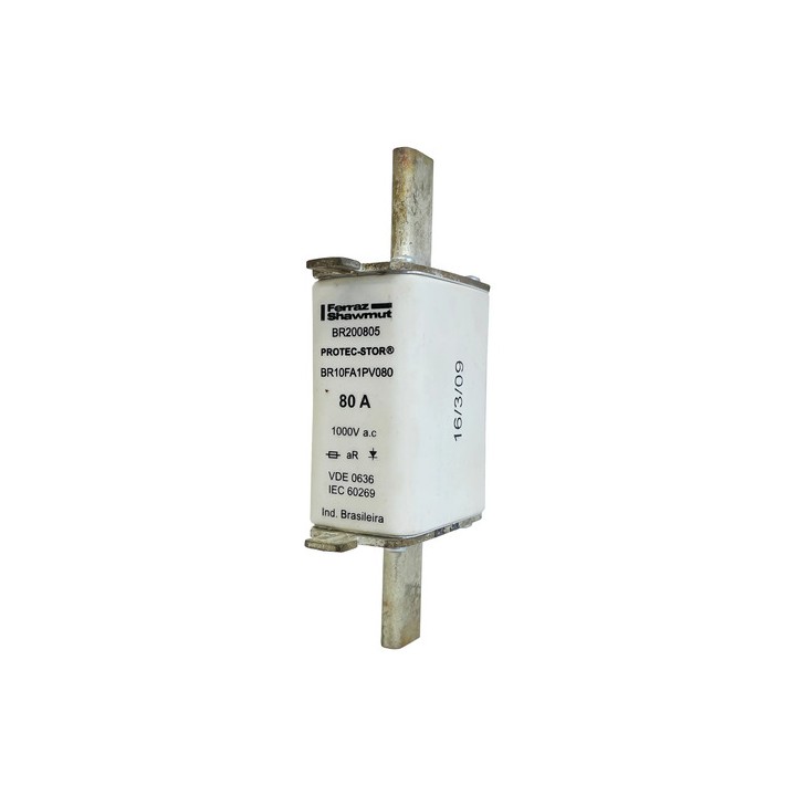 Fusível Br200805 Ferraz Shawmut 1000v 80a 1000v