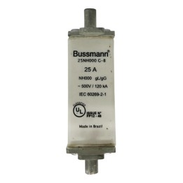 Fusível Bussmann 25nh000 G-b 500v 25a 500v