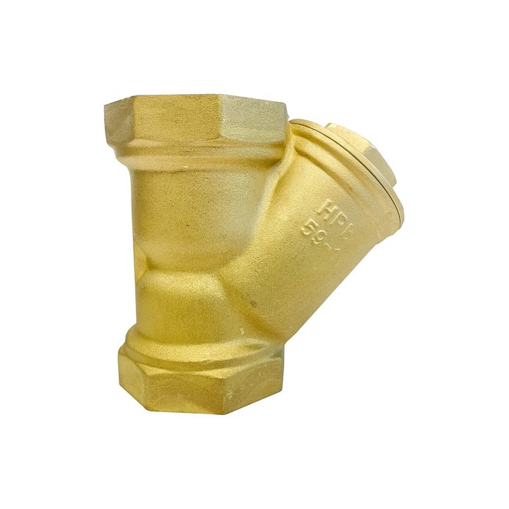 Filtro Y 2.1/2'' Polegadas Latão Com Tela De Aço Inox Dn65