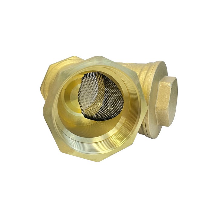 Filtro Y 2.1/2'' Polegadas Latão Com Tela De Aço Inox Dn65