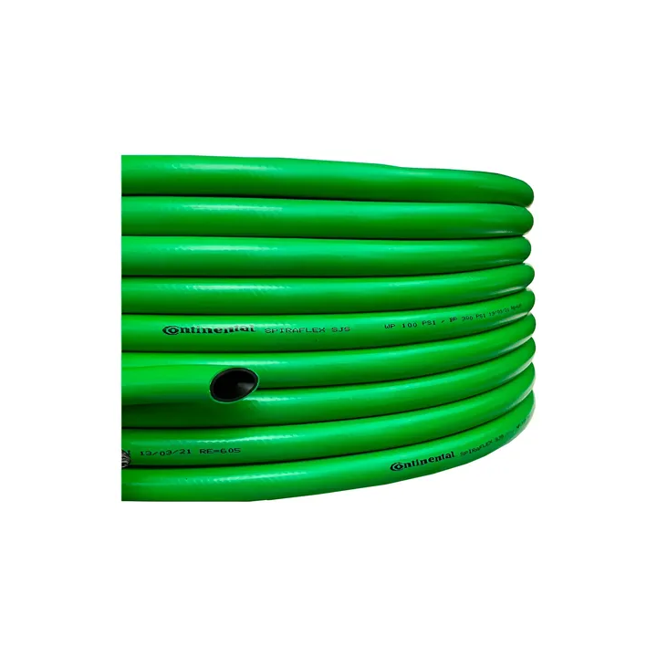 Mangueira De Jardim 1'' Continental Spiraflex Sjs 25 Metros Verde