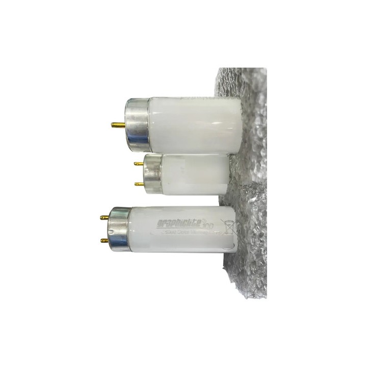 4 Lâmpadas Graphiclite Gti Modelo F11t8/gl50 - D50 15 220v Branco-neutro