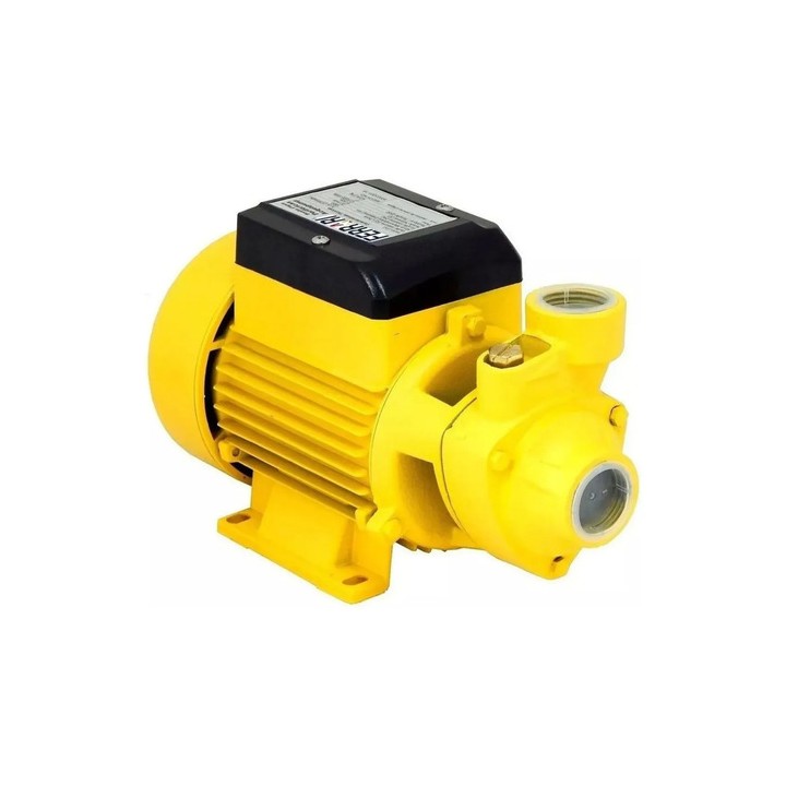Bomba Periferica Ferrari Acquapump 1/2cv Ip44 Monofasico Rotor Em Bronze Amarelo 220v 60 Monofásica