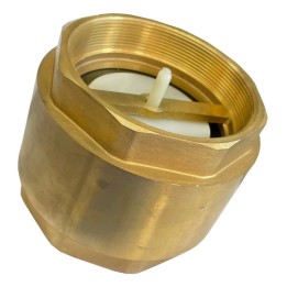 Válvula Retenção Vertical Latão 3/4'' Ar Agua Óleo Multiuso