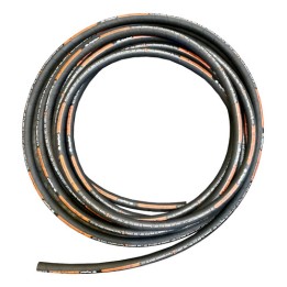 10m Mangueira Hidráulica 6000 Psi Trama Aço 1/2'' - R15 Preto