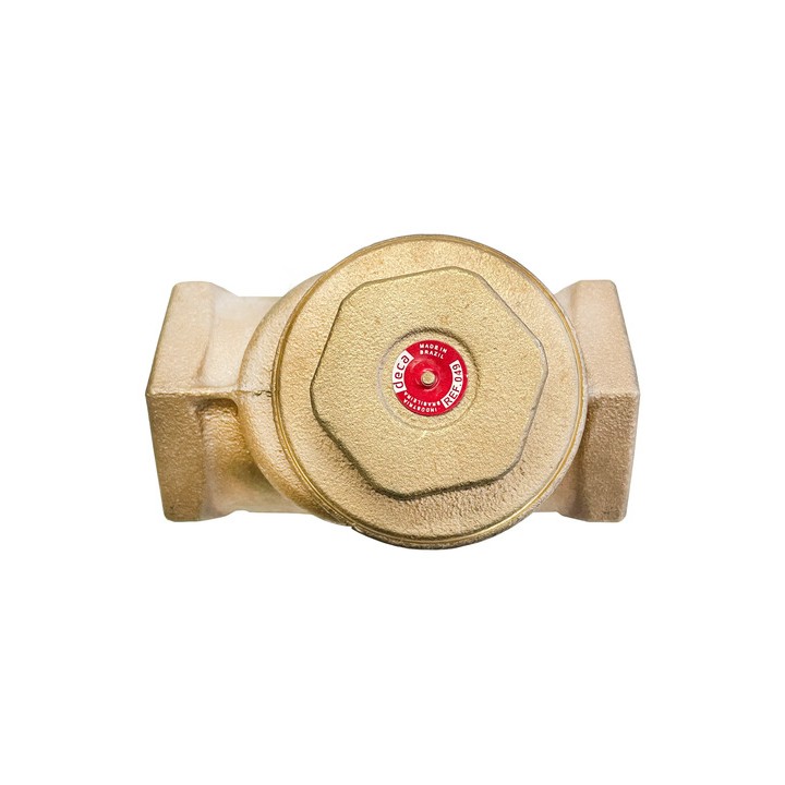 Válvula De Retenção 2.1/2'' Portinhola Horizontal Latão Deca