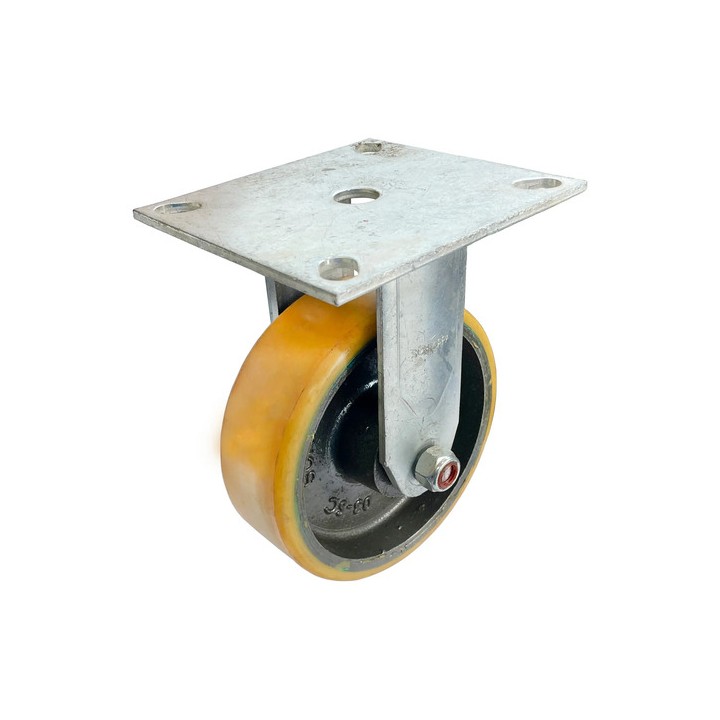 Rodízio Schioppa 6 Polegadas Roda De Pu Poliuretano 700kg Amarelo