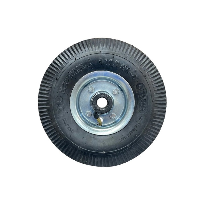 Pneu 4.10 3.50-4 Schioppa Completo C/ Bucha 7/8