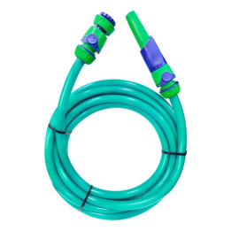 Mangueira Jardim Continental 1/2'' Kit Completo 30 Metros Verde