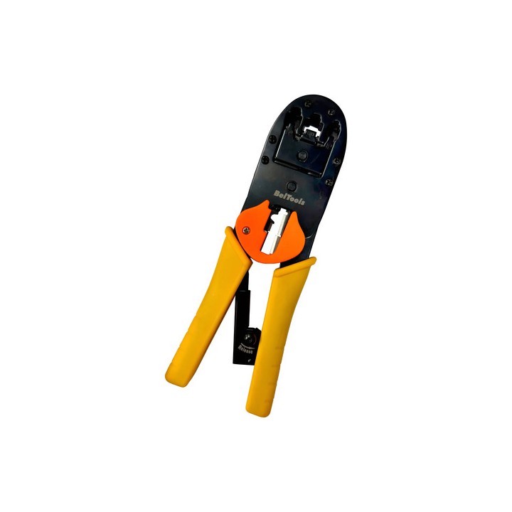 Alicate Crimpador Com Catraca 4p 6p 8p Rj45 Rj11 Rj12