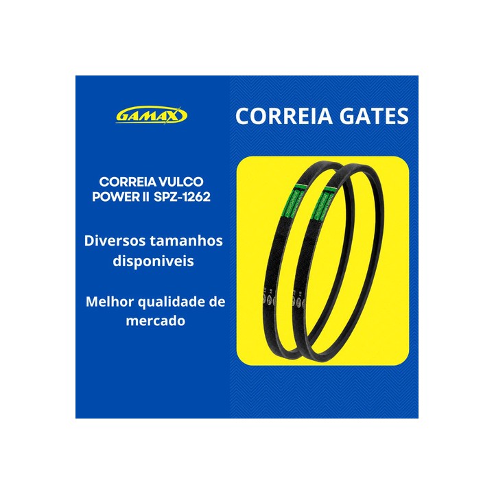 Correia Spz1262 Gates Vulco Power - 2 Unidades