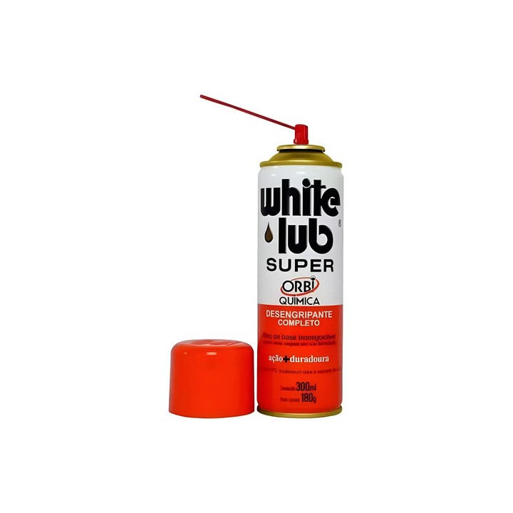 White Lub Super Desengripante Spray Lubrificante 300ml 3un