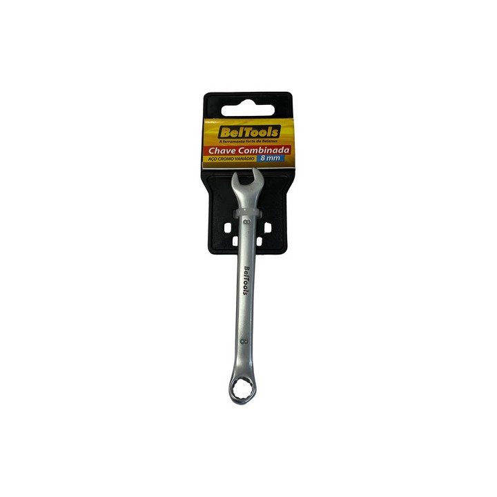 Chave Combinada 8mm Beltools Em Aço Cromo Vanadio Cinza-escuro
