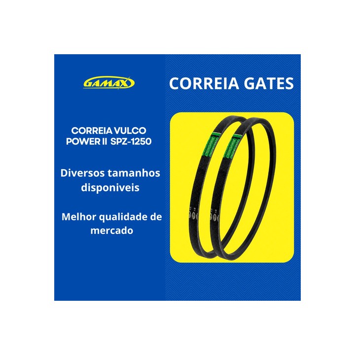 Correia Spz1250 Gates Vulco Power - 2 Unidades
