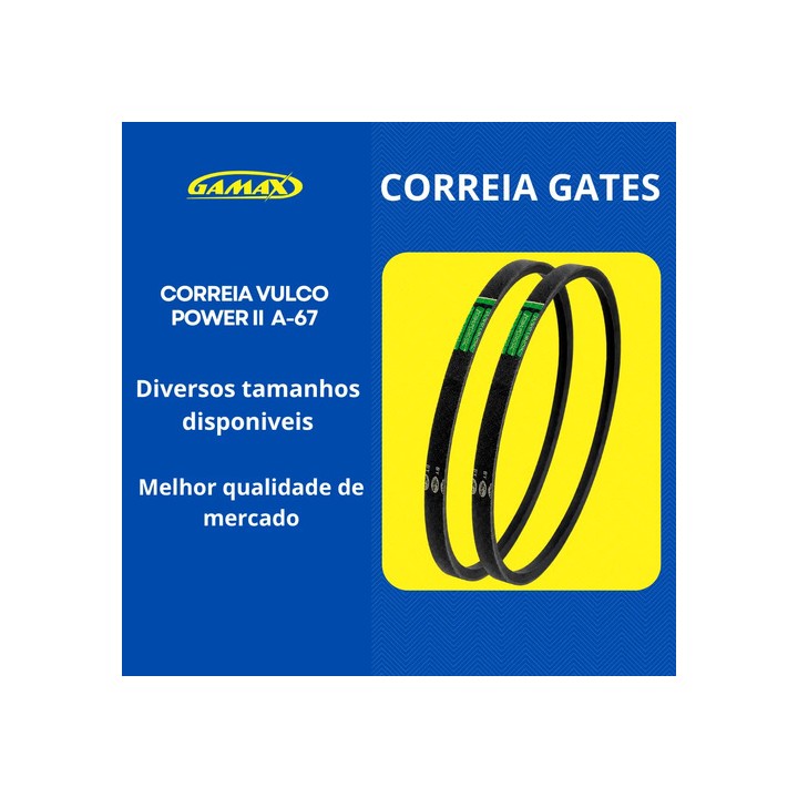 Correia A67 Gates Vulco Power - 2 Unidades
