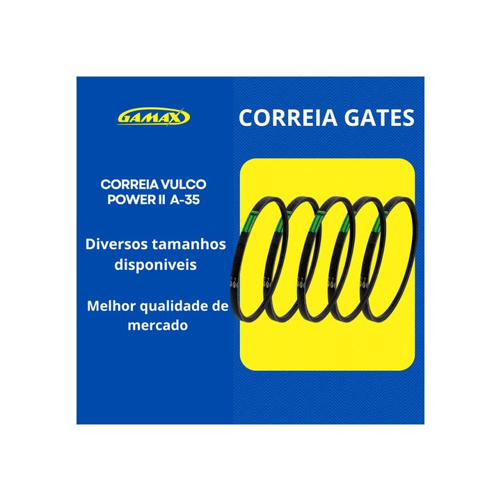 Correia A35 Gates Vulco Power - 5 Unidades
