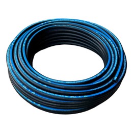 10m Mangueira Trama De Aço 5/8'' Multiuso Lavadoras Pressão Preto