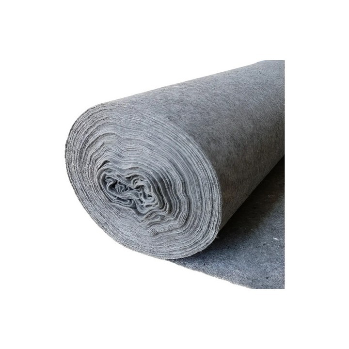 Manta Geotextil Bidim Drenagem 2,15x50m Cinza Poliéster Filtro Geossintético Liso