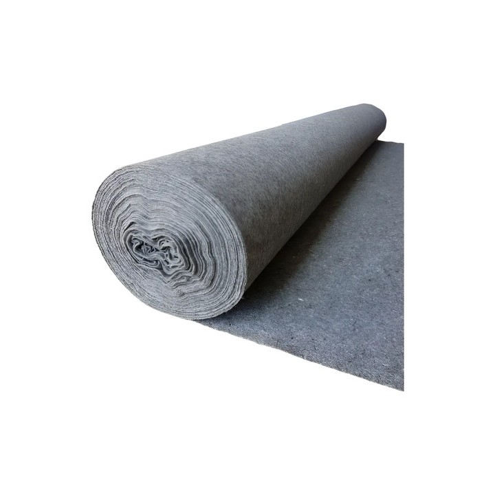 Manta Geotextil Bidim Drenagem 2,15x50m Cinza Poliéster Filtro Geossintético Liso