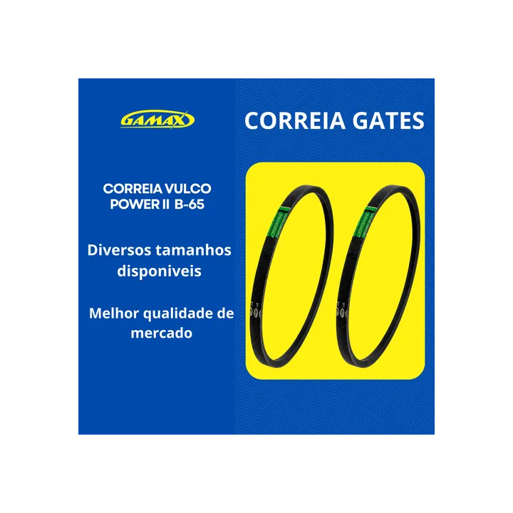 Correia B65 Gates Vulco Power - 2 Unidades