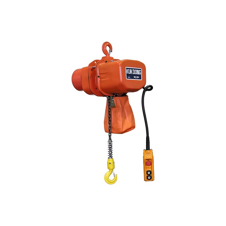 Talha Elétrica 3 Toneladas Kukdong Ke-90 Laranja 380v 1