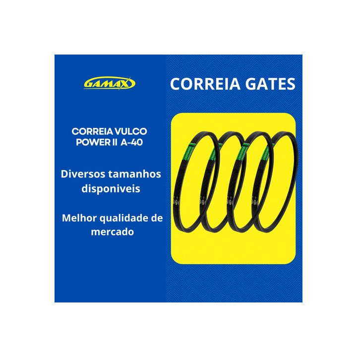 Correia A40 Gates Vulco Power - 4 Unidades
