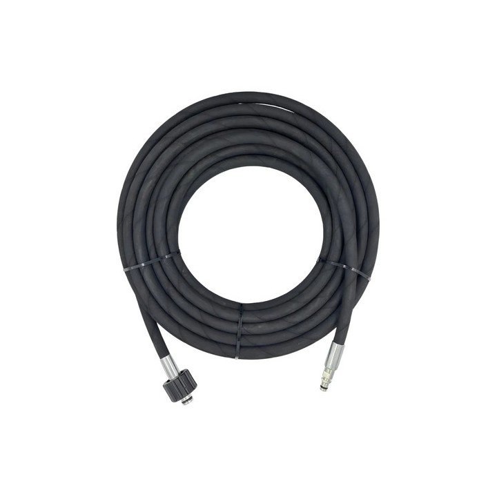 Mangueira Trama Aço 10mts Lavadora Karcher K1 K2 K3 K4 K5 Preto