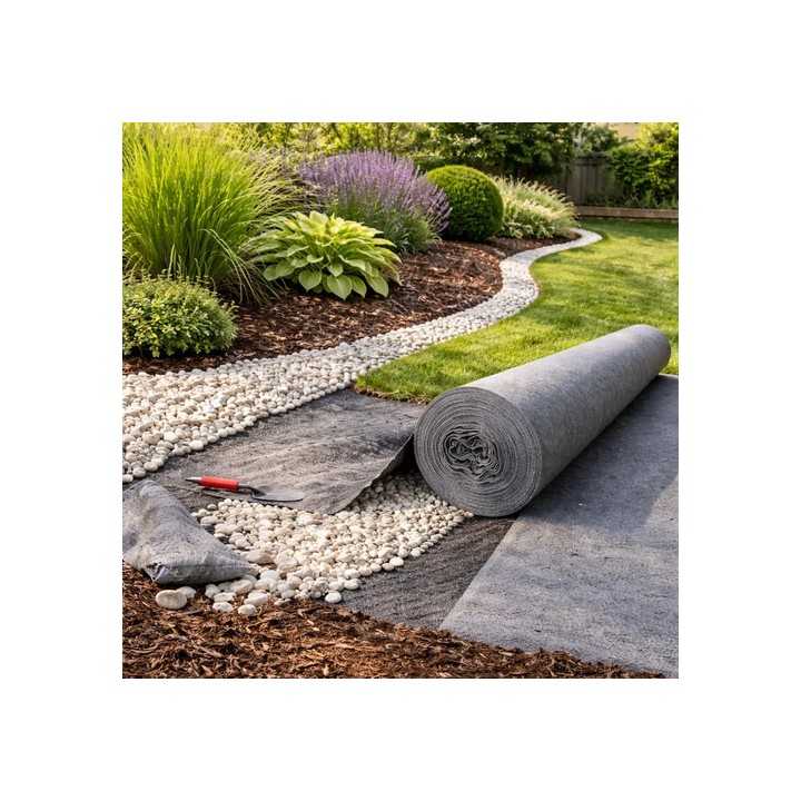 Manta Geotêxtil Jardim Drenagem Poliester 2,15x16m 35m²