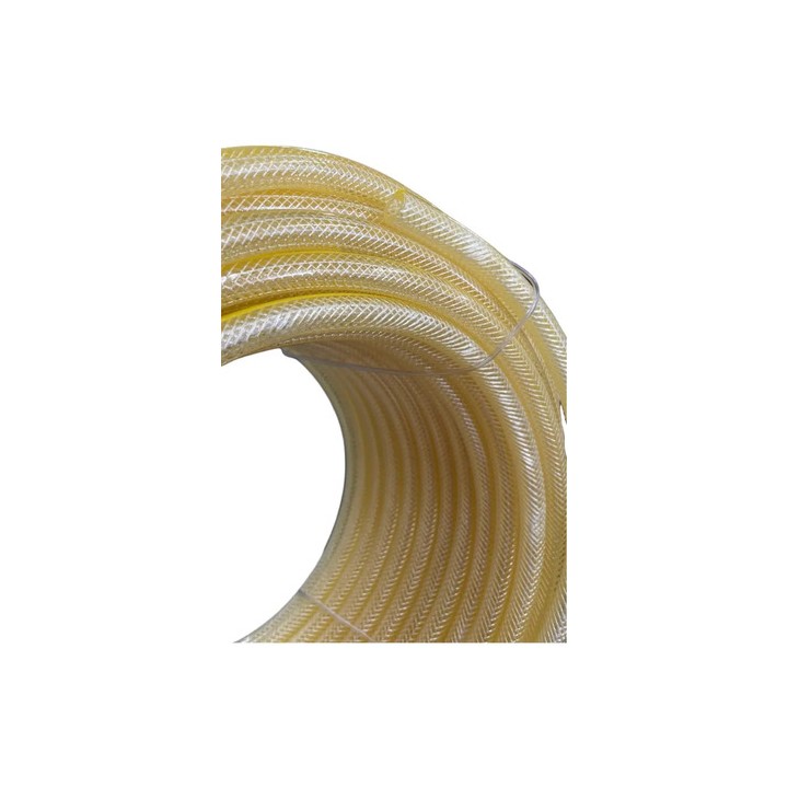 Mangueira Multiuso Gás 3/8 10m Pvc Trançada Amarelo